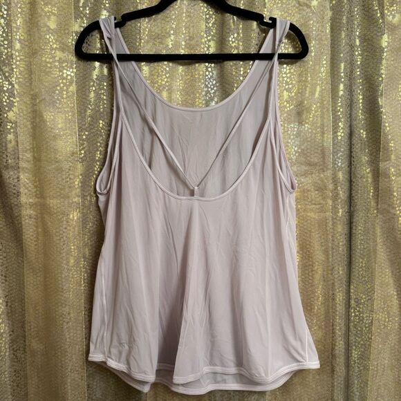 Lululemon Let It Slip Sheer Soft Stretchy Athletic Tank Top Size Large - Picture 2 of 9